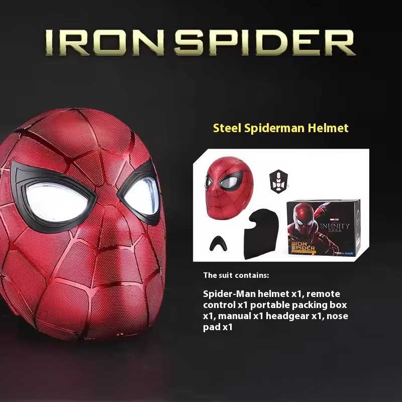 【Premium Edition】Iron Spiderman Helmet Multi-touch control Mask 