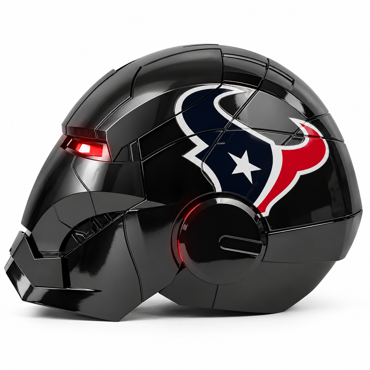 Houston Texans inspired black MK5 helmet