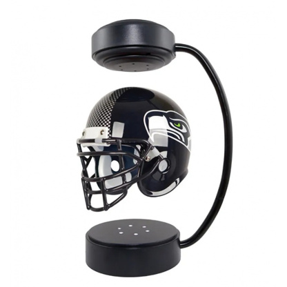 Seattle Seahawks NFL Rotating Levitating Hover Helmet with LED Lighting