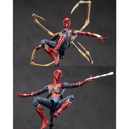 Iron Spider Action Figures 7inch 1/10 Scale All Joints Movable Superhero 2.0 Series