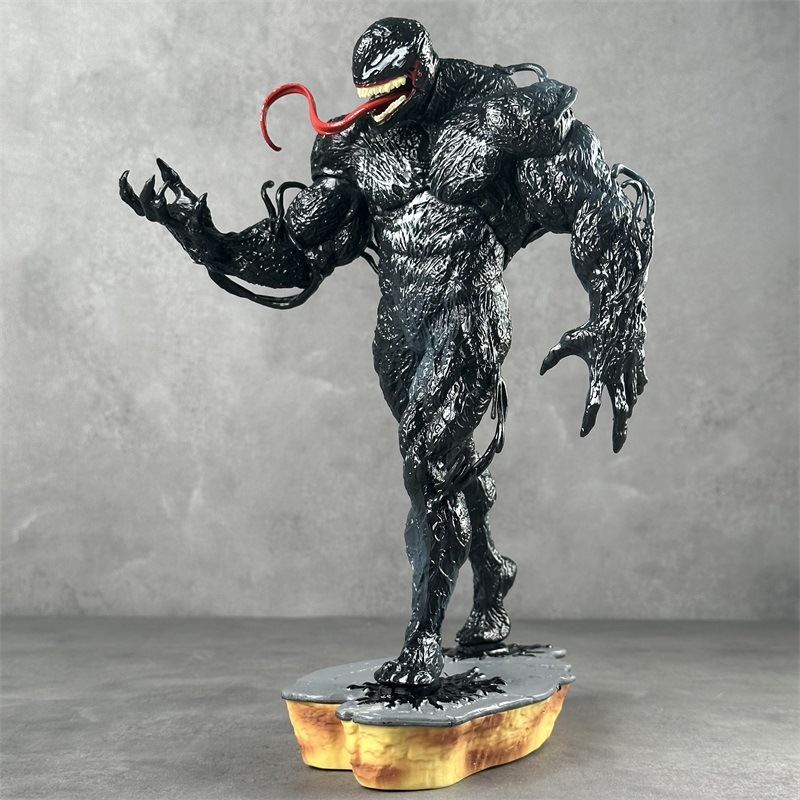 [NEW] Avengers Venom Figure Black – 30CM Handcrafted Anime Statue Model