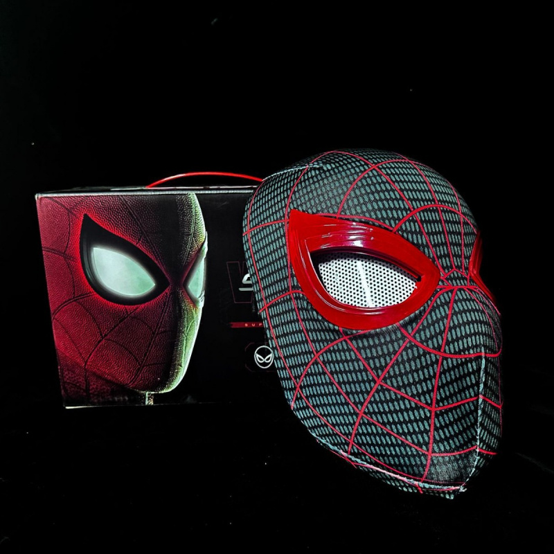 [NEW]Miles Morales Spiderman Mask With Moving Eyes Game Version 