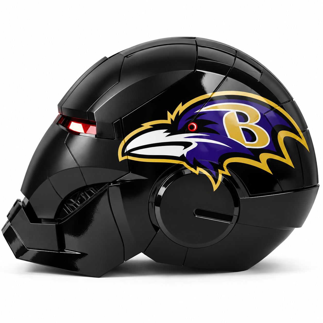 Baltimore Ravens inspired black MK5 helmet