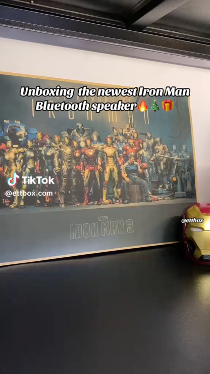  [NEW] Iron Man MK5 Bluetooth Speaker Magnetic Figure