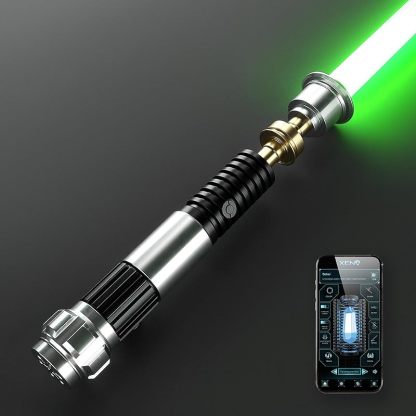 Obiwan Lightsaber Motion Control Smooth Swing with Infinite Color Metal Hilt 31.6CM