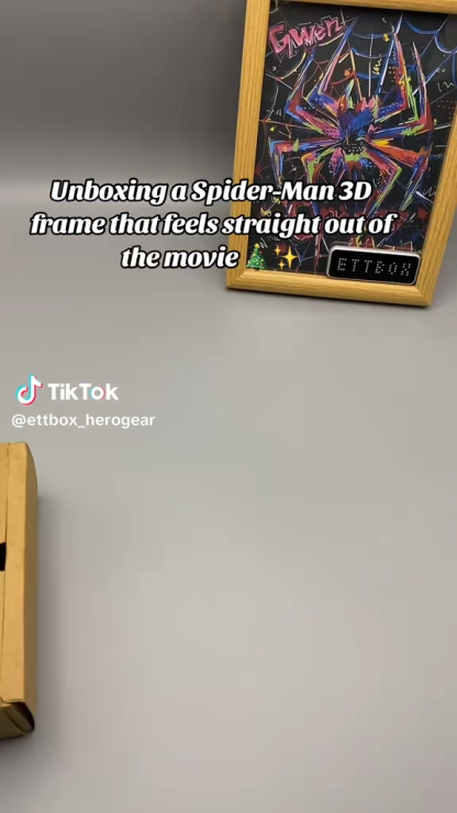 [NEW] Venom Spider-Mask Photo Frame – 3D Hero Head Model Decor 4.8-inch