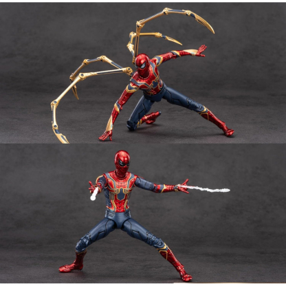 Iron Spider Action Figures 7inch 1/10 Scale All Joints Movable Superhero 2.0 Series