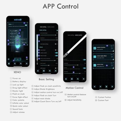 Luke Skywalker Lightsaber V3 Bluetooth App Control Smooth Swing Replica Jedi Best Gift