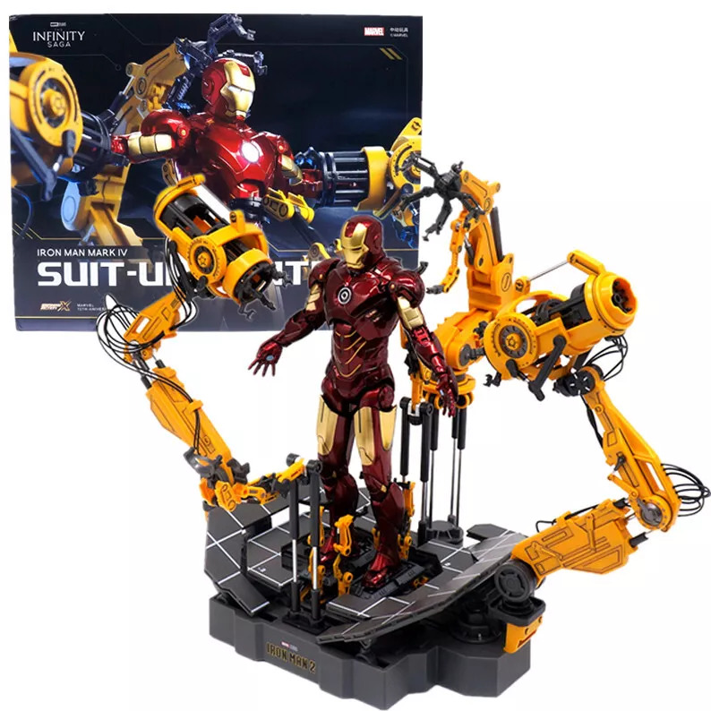 Iron Man MK4 Suit-up Gantry 7 Inch Action Figure
