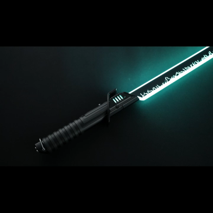 Premium Lightsaber Darksaber Black Sisth Inspired Black Pixel Blade Pogo Core Hilt 32CM 060-1