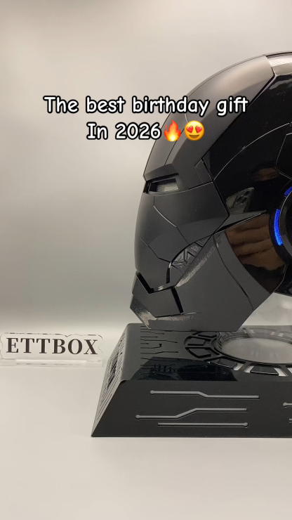 Autoking丨Avengers War Machine Iron Man Helmet Mk5 Black touch/voice/remote control 
