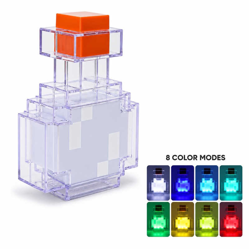 【NEW】Color Changing LED Potion Bottle Night Light Dimmable Mood Lamp Bedroom Gaming Room Decor Gift