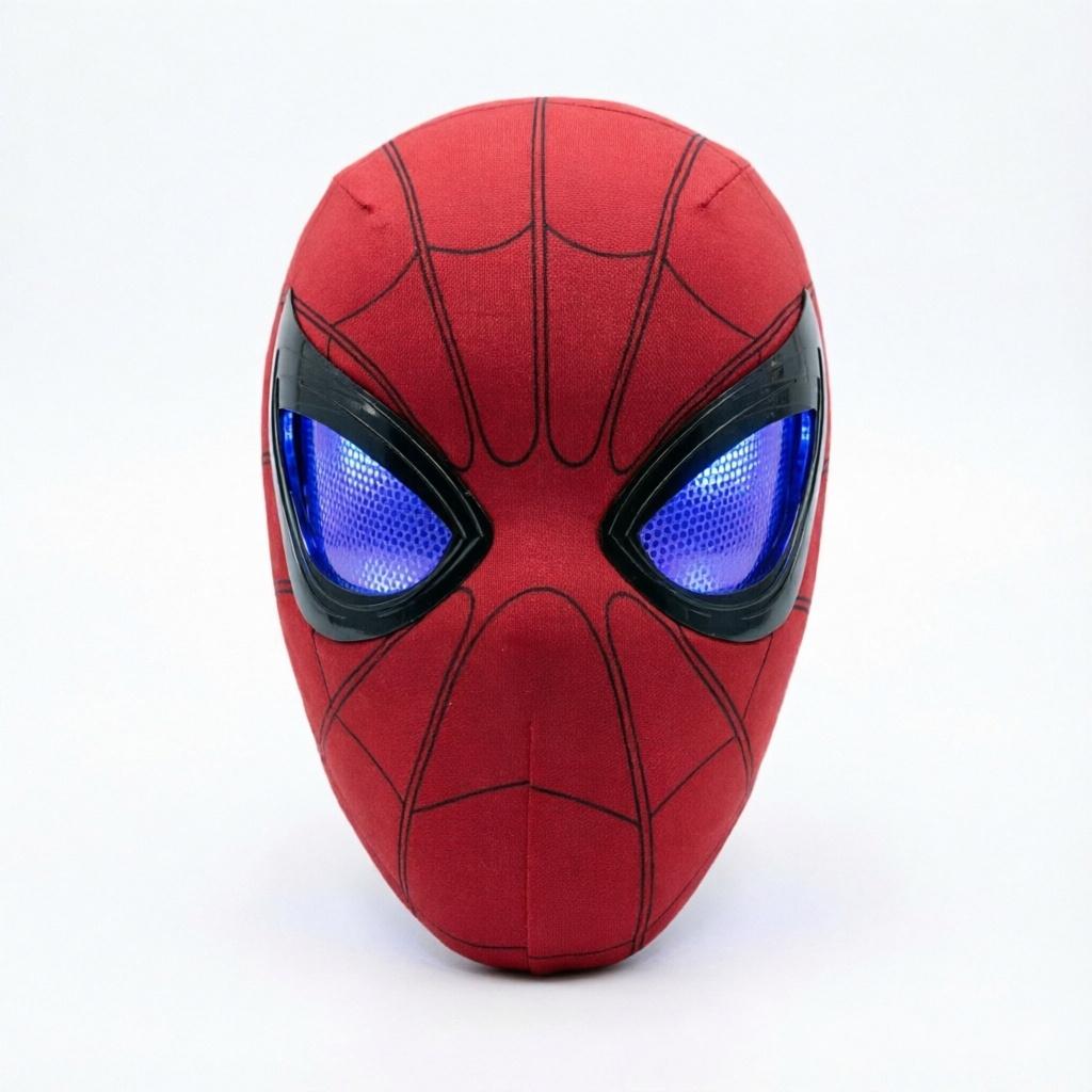 Spider-Man Mask with Remote Control Blink LED Eyes – Cosplay Helmet Birthday Gift for Fans