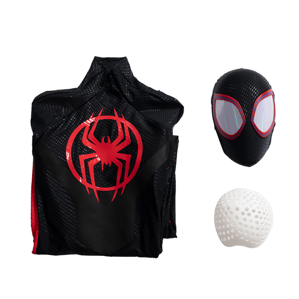 Costume Set丨Miles Morales Spider-Man Cosplay Suit – Full Body Stretch Costume,Handcrafted