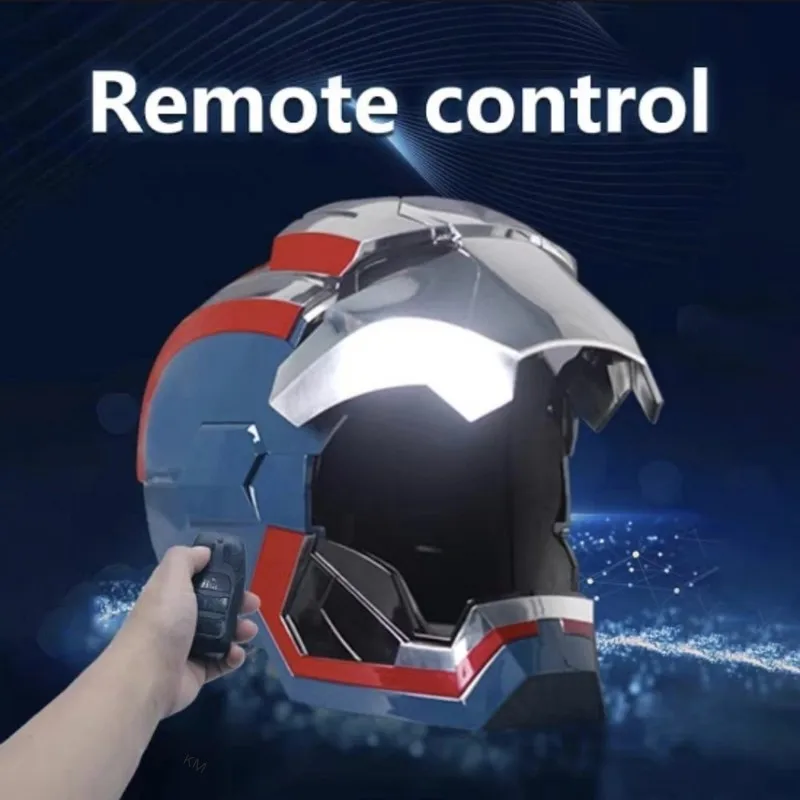 [PREMIUM]Patriot Helmet 1:1 Wearable Collectible with Voice Control Remote Touch & LED Effects