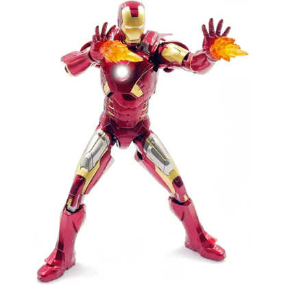 Ironman Action Figure Movable Mark Toys 7 inches Light with Chest