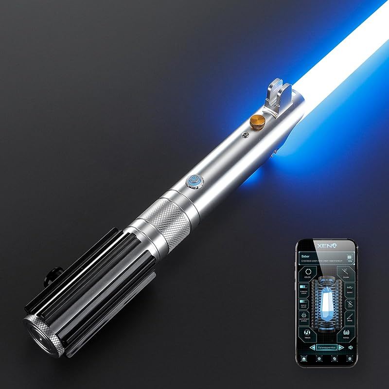 Anakin Skywalker Lightsaber Smooth Swing Montion Control Metal Hilt 28CM