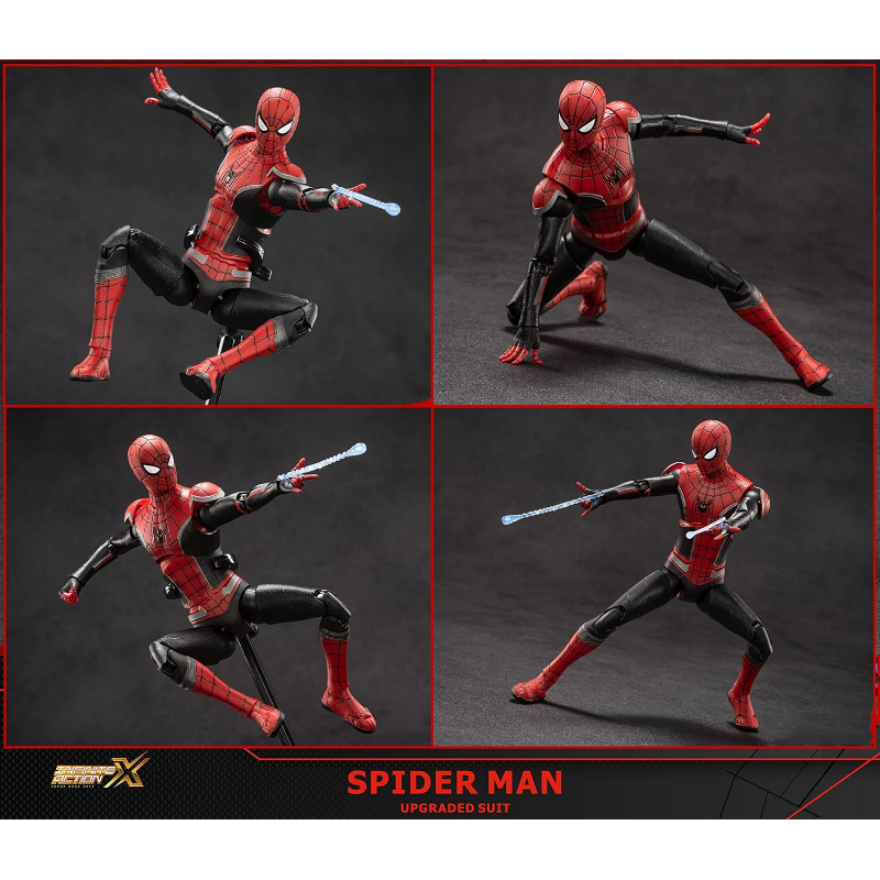 No Way Home Spiderman Action Figures All Joints Movable 7 Inches Collection Model