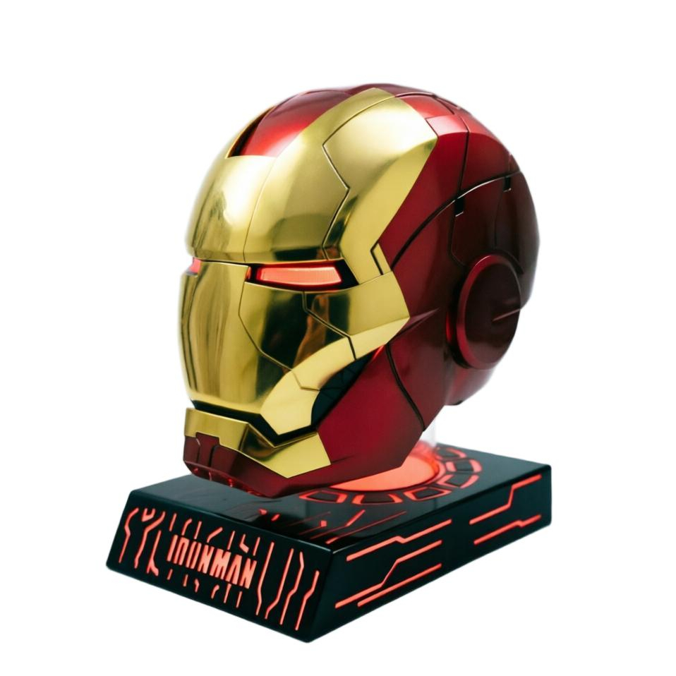 Iron Man Gold MK5 Helmet – 1:1 Wearable Voice + Remote + Touch Control Collectible