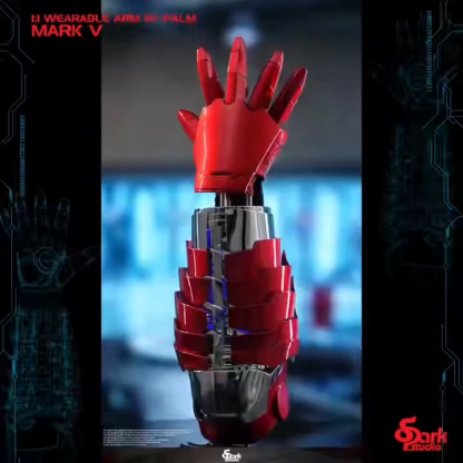 [NEW] Iron Man MK5 Rack Arm – 1:1 Wearable Gauntlet with Voice, Touch & Remote Control, English Version