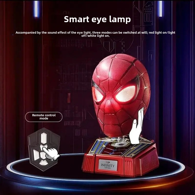 [PREMIUM] Iron Spider Helmet – Wearable LED Magnetic Cosplay Mask