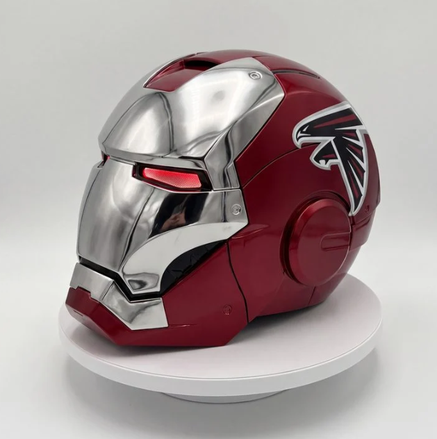 Atlanta Falcons inspired Iron Man MK5 helmet