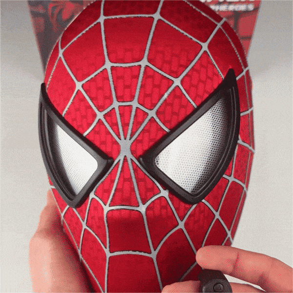 [NEW] Spider-Man Tobey Mask – 1:1 Magnetic Eye Movie Replica