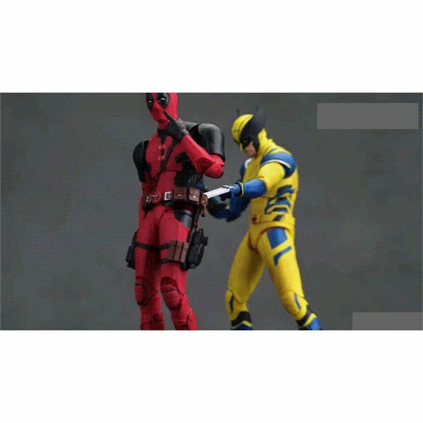 Wolverine and Deadpool Action Figures,7 inch 1/10 Scale