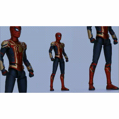 Iron Spiderman Action Figures All Joints Movable 7 Inches
