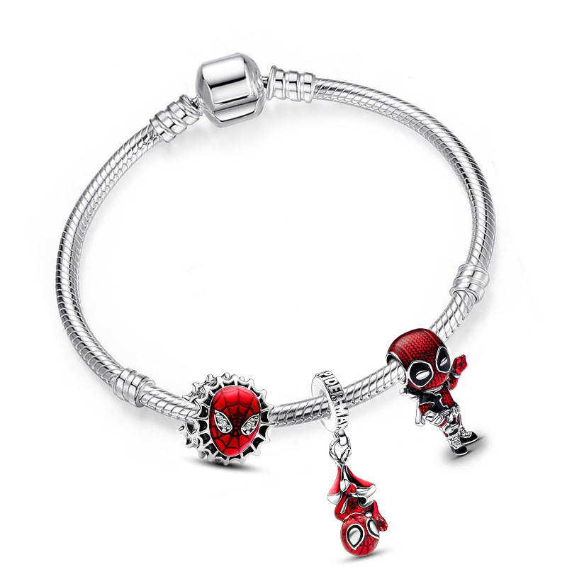 【NEW】Avengers Style Alloy Charm Bracelet for Women Sweet Gift Jewelry