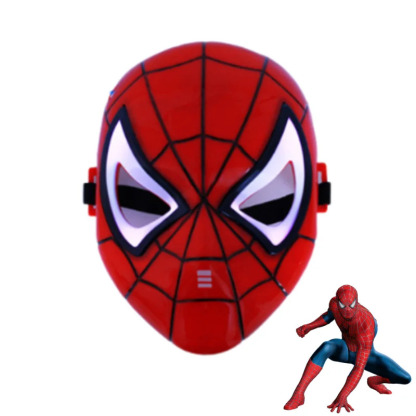 [NEW] Avengers LED Superhero Mask – Iron Man & Spider-Man Glow Cosplay Gift