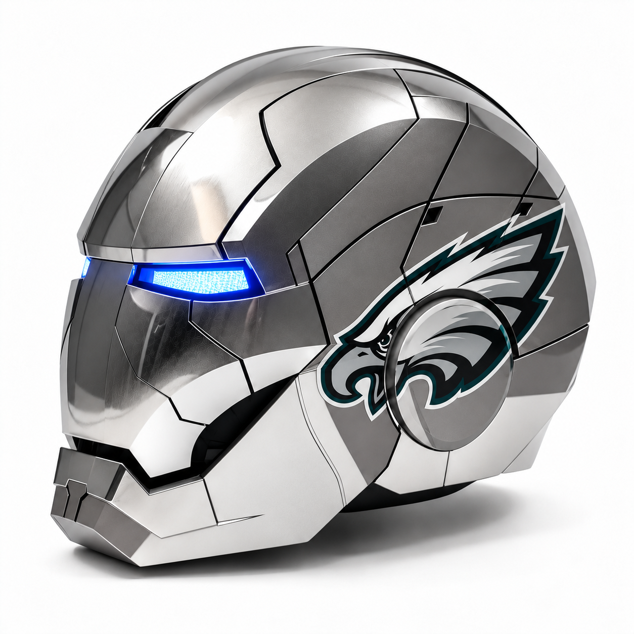 Philadelphia Eagles inspired Iron Man MK5 helmet