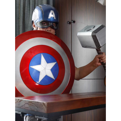 【NEW】Mjolnir Thor Hammer Metal Zinc-Alloy,1:1 Model,44cm