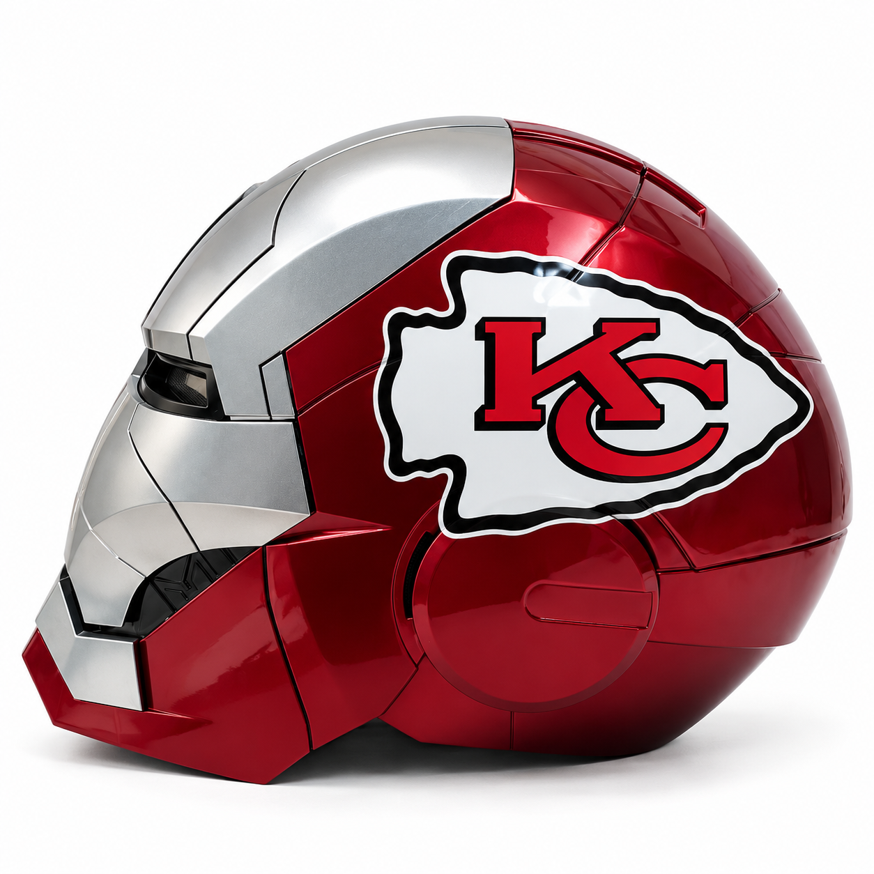 Kansas City Chiefs inspired Iron Man MK5 helmet