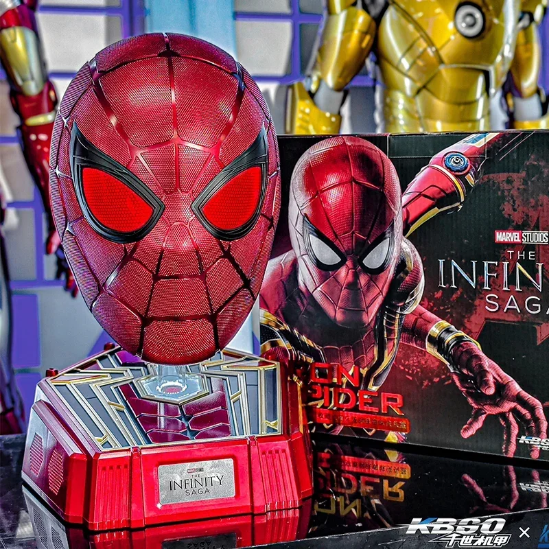 [PREMIUM] Iron Spider Helmet – Wearable LED Magnetic Cosplay Mask