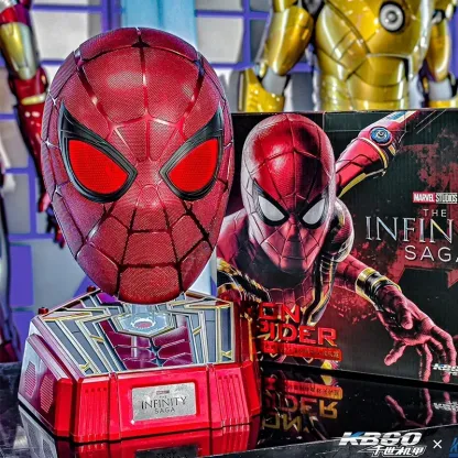 [PREMIUM] Iron Spider Helmet – Wearable LED Magnetic Cosplay Mask