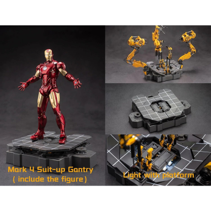 Iron Man MK4 Suit-up Gantry 7 Inch Action Figure