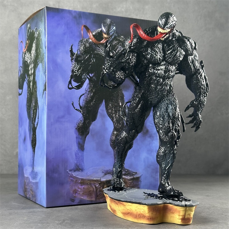 [NEW] Avengers Venom Figure Black – 30CM Handcrafted Anime Statue Model