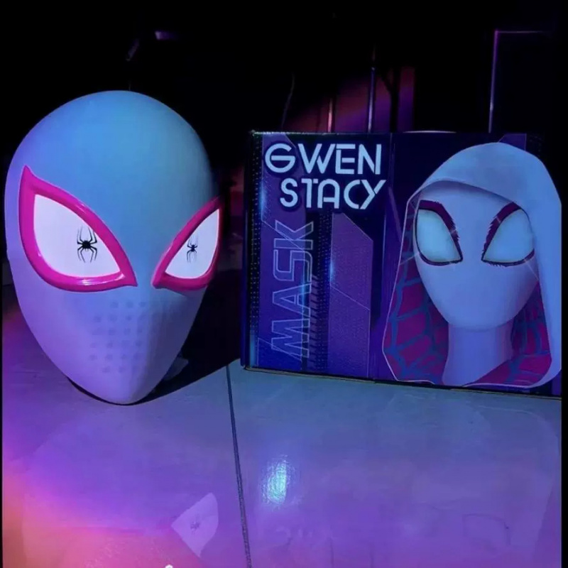 [NEW]Spider Gwen Mask Touch sensor light up 