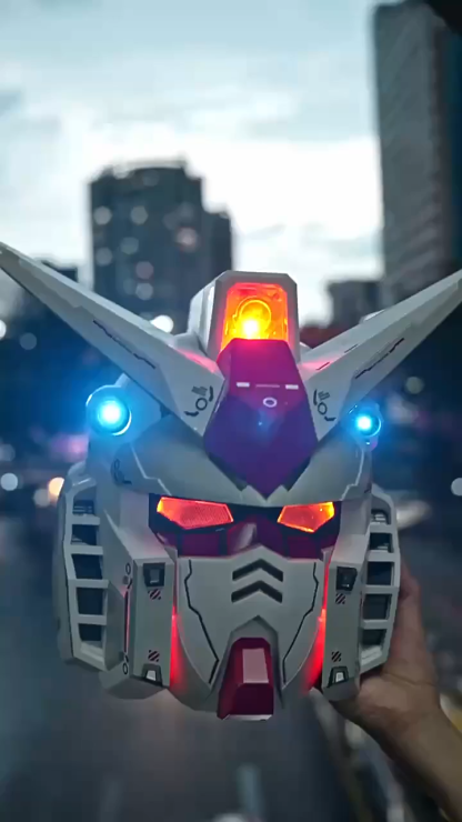[NEW] Rx-78-02 Helmet Cyber Punk 1:1 Mask – Wearable Night Light Edition Collectible Room Display