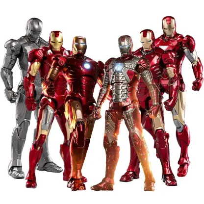 Ironman Action Figure Movable Mark Toys 7 inches Light with Chest