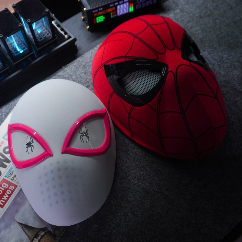 [NEW]Spider Gwen Mask Touch sensor light up 