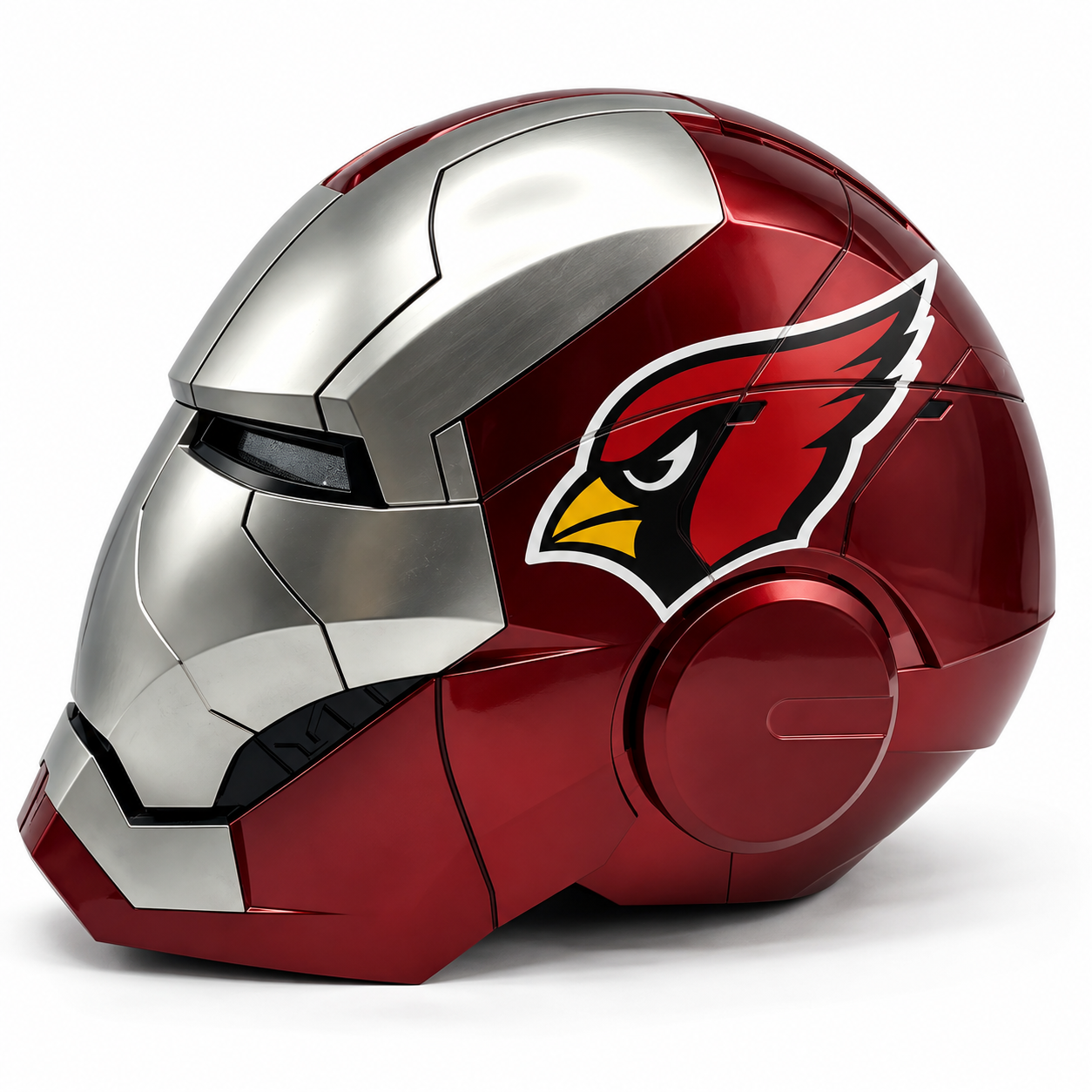 Arizona Cardinals inspired Iron Man MK5 helmet