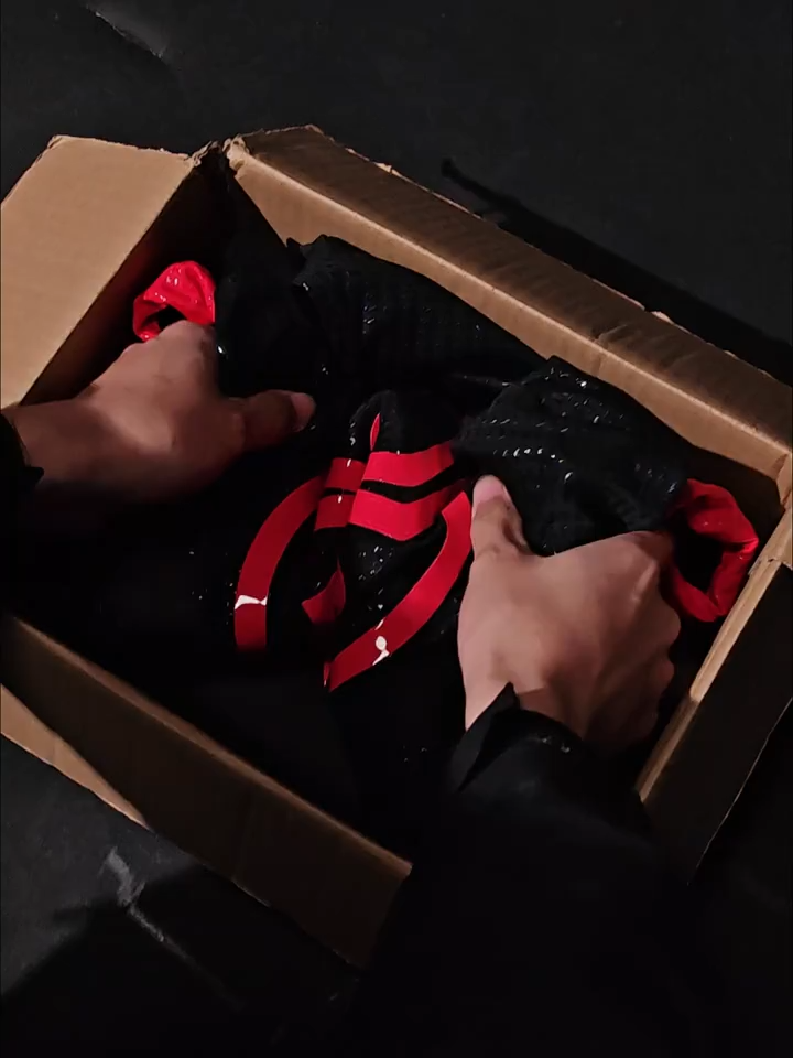 【Costume Set】Miles Morales Spider-Man Cosplay Suit – Full Body Stretch Costume,Handcrafted