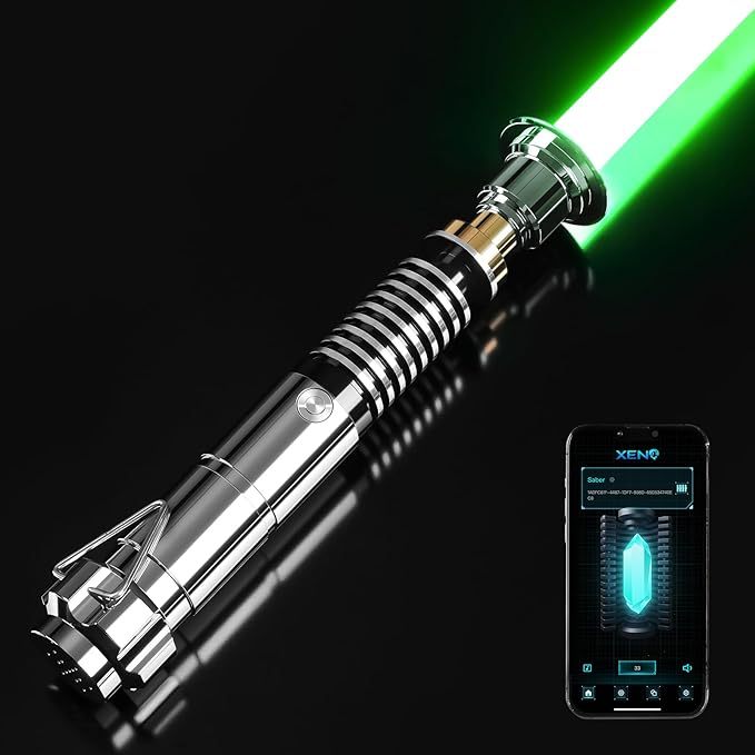 Luke Skywalker lightsaber V2 Smooth Swing Motion Control Metal Hilt 27cm 016