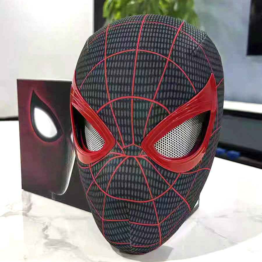 [NEW]Miles Morales Spiderman Mask With Moving Eyes Game Version 