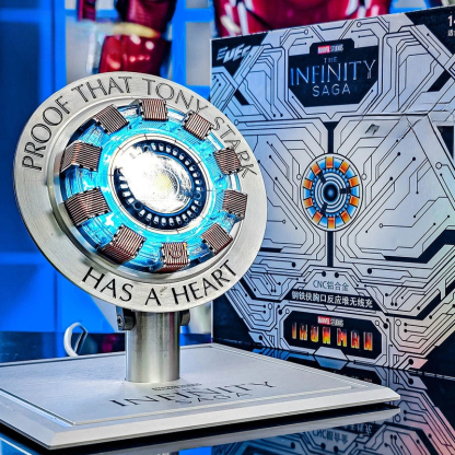 [NEW] Iron Man Arc Reactor Magnetic Wireless Charger Stand – Alloy Base Auto Inductive Lifting Phone Dock
