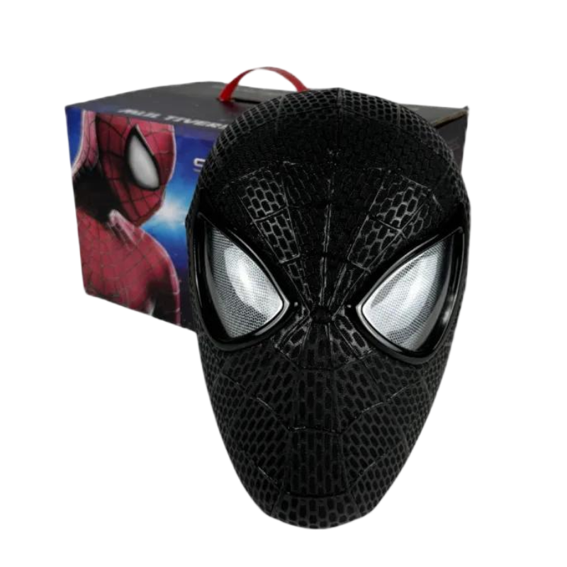 Black Venomized Spiderman Mask Realistic Movie Replica