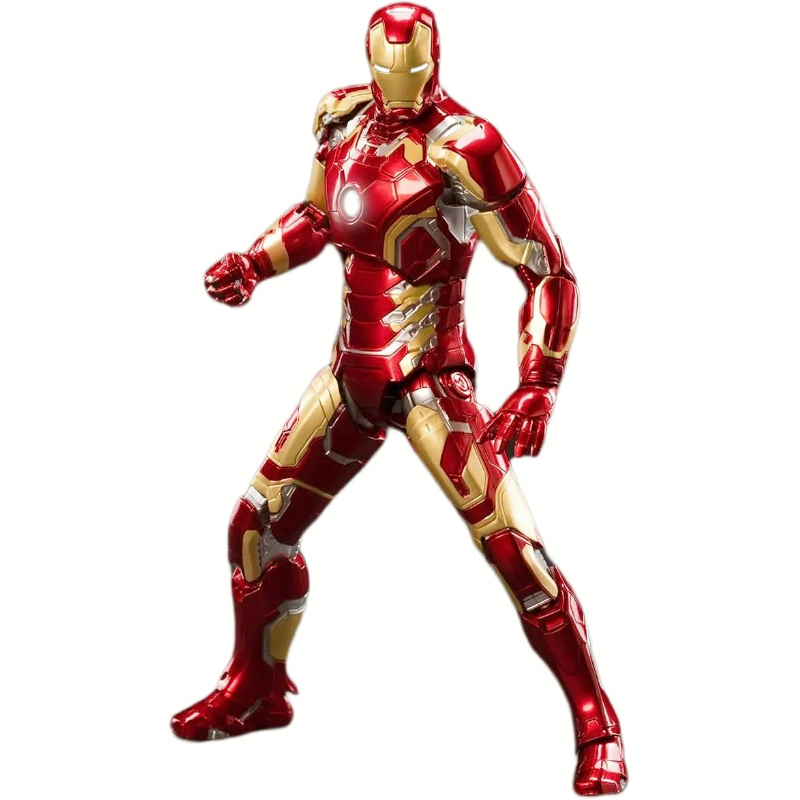 Ironman Action Figure Movable Mark Toys 7 inches Light with Chest