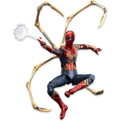 Iron Spider Action Figures 7inch 1/10 Scale All Joints Movable Superhero 2.0 Series